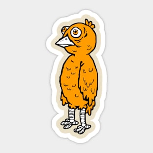 Chicken in shock Sticker